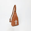 Magnolia Rodeo Genuine Leather White Embroidered Sling Bag