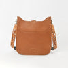 Showground Rodeo Genuine Leather White Embroidered Crossbody Bag