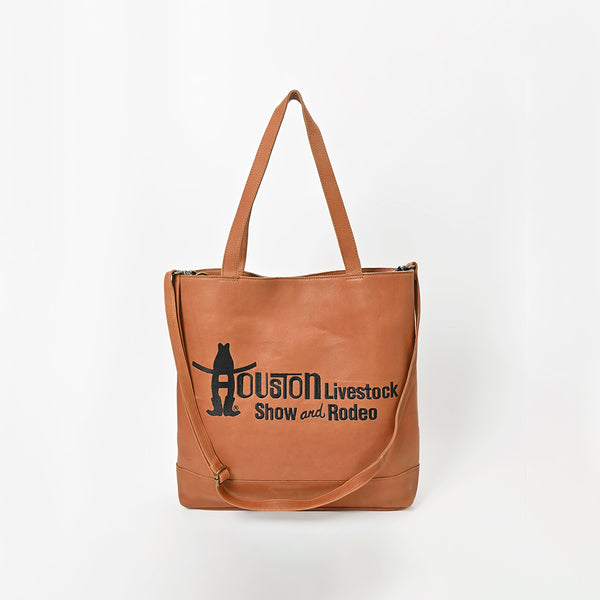 Everyday Rodeo Genuine Leather Black Embroidered Tote Bag