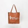 Everyday Rodeo Genuine Leather White Embroidered Tote Bag