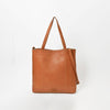 Everyday Rodeo Genuine Leather White Embroidered Tote Bag