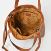 Everyday Rodeo Genuine Leather White Embroidered Tote Bag