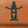 Frontier Rodeo Genuine LeatherBlack Embroidered Crossbody Bag