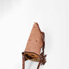 ADBGM477 Cowhide & Leather Western Fringe Messenger Bag - Western Concho Bag with Turquoise Accent