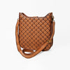 ADBGM628 American Darling Quilted Genuine Leather Crossbody Messenger Bag