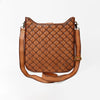 ADBGM628 American Darling Quilted Genuine Leather Crossbody Messenger Bag