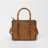 ADBGM755 American Darling Studded Quilted Leather Handbag with Removable Strap