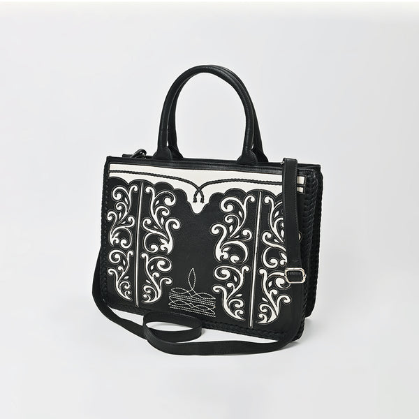 ADBGM828 American Darling Genuine Leather Western Embroidered Tote