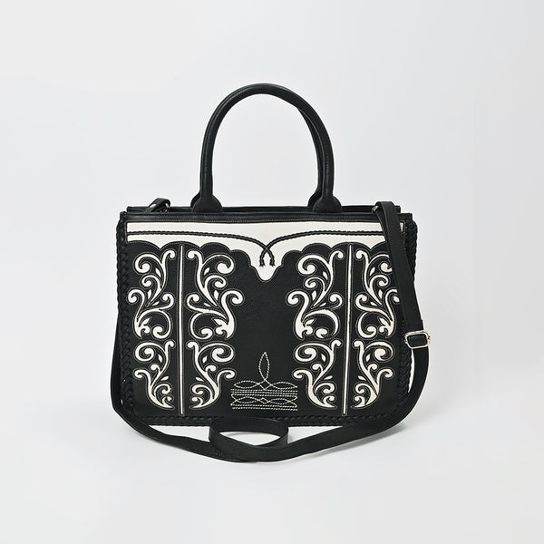 ADBGM828 American Darling Genuine Leather Western Embroidered Tote