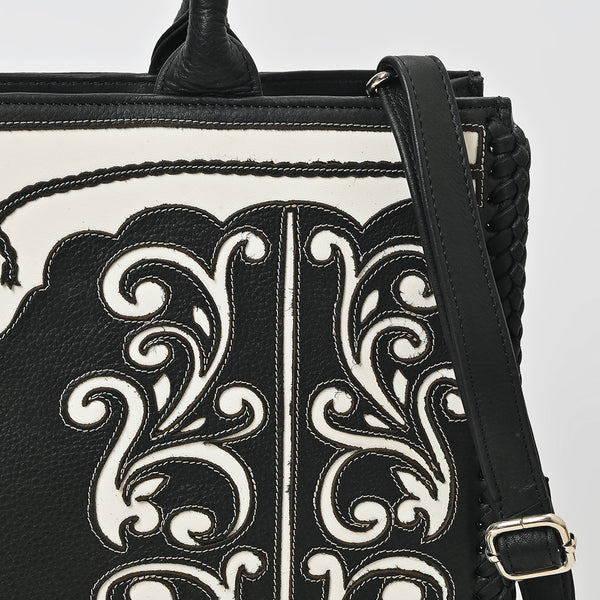 ADBGM828 American Darling Genuine Leather Western Embroidered Tote