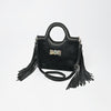 ADBGM836 American Darling Leather Studded Fringe Tote Handbag
