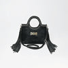 ADBGM836 American Darling Leather Studded Fringe Tote Handbag
