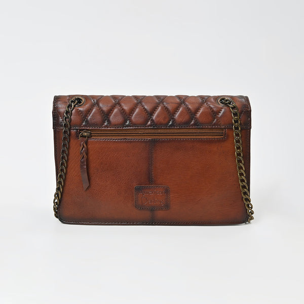 ADBGM844 American Darling Quilted Leather Chain Strap Shoulder Bag
