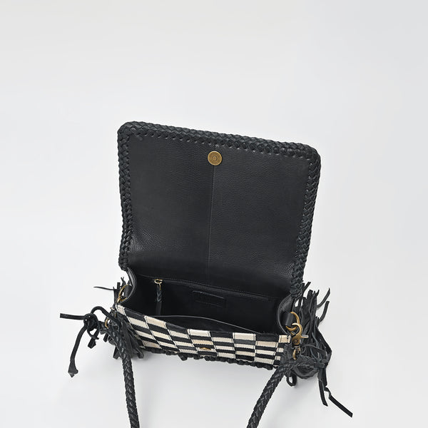 ADBGM861 Crossbody Hair on Genuine Leather Women Bag