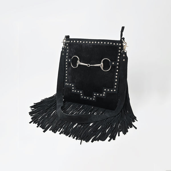 ADBGM867 Large Crossbody Hair on Genuine Leather Women Bag