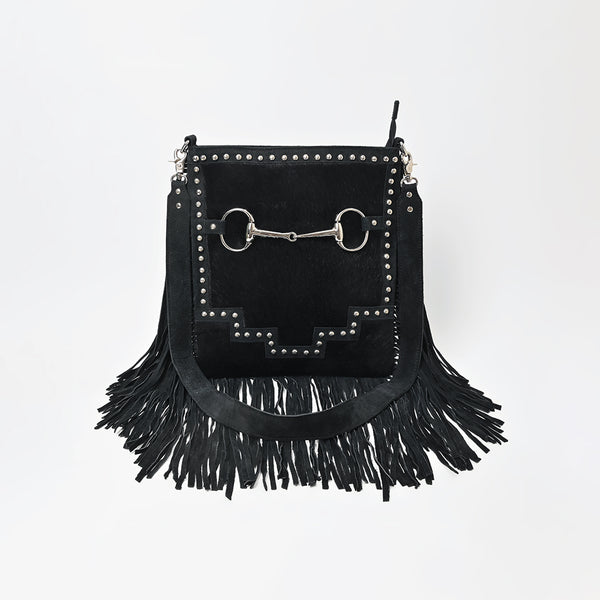 ADBGM867 Large Crossbody Hair on Genuine Leather Women Bag