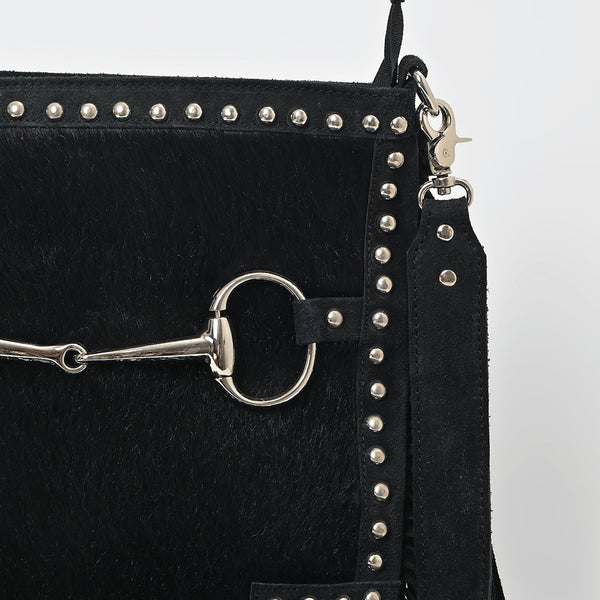 ADBGM867 Large Crossbody Hair on Genuine Leather Women Bag