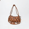 ADBGM884 American Darling Hand-Tooled Quilted Leather Crossbody Shoulder Bag