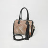 ADBGM935 American Darling Woven Hair-on and Genuine Leather Satchel Speedy Handbag