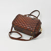 ADBGM936 American Darling Quilted Genuine Leather Speedy Satchel