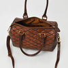 ADBGM936 American Darling Quilted Genuine Leather Speedy Satchel