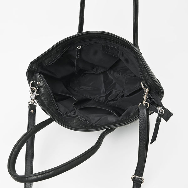ADBGM964 American Darling Hair On Hide & Genuine Leather Studded Tote