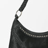 ADBGM974 Western Hair On Hide & Leather Braided Hobo Bag by American Darling