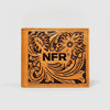 Official PRCA & NFR Licensed Collection®️ Floral Tooled Leather Western Wallet