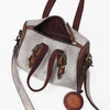ADBGZ1081 American Darling Hand Tooled Leather Western Buckle Barrel Satchel Bag