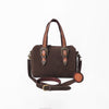 ADBGZ1097 American Darling Genuine Suede Leather Western Buckle Barrel Satchel Bag