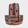 Official PRCA & NFR Licensed Collection®️ Bucking Bronco Genuine Leather Belt