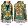 ADBZ075 American Darling Green Fabric Blazer Bronco Floral Embroidery Western Jacket