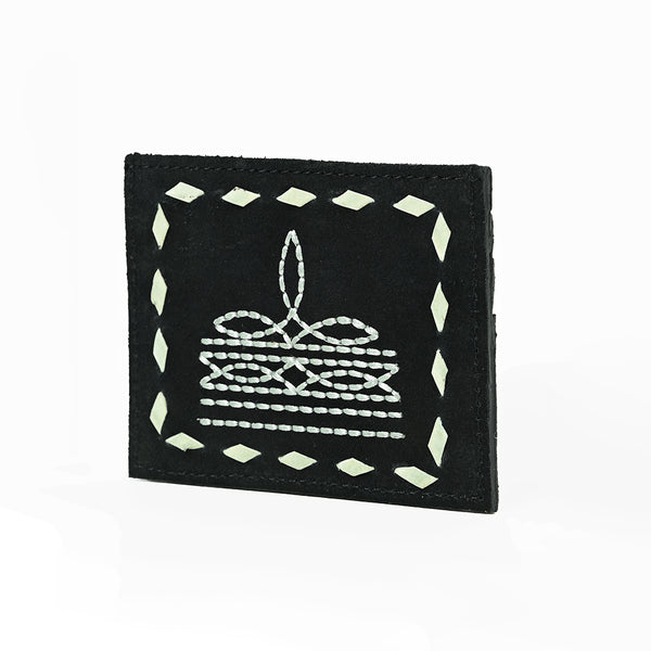 ADCCG110 American Darling Western Embroidered Genuine Leather Card Holder