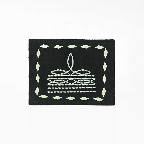ADCCG110 American Darling Western Embroidered Genuine Leather Card Holder