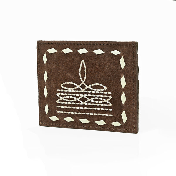 ADCCG110 American Darling Western Embroidered Genuine Leather Card Holder
