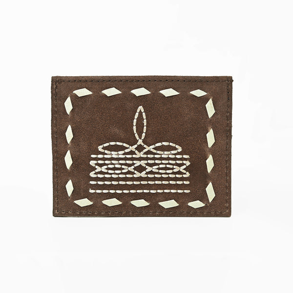 ADCCG110 American Darling Western Embroidered Genuine Leather Card Holder