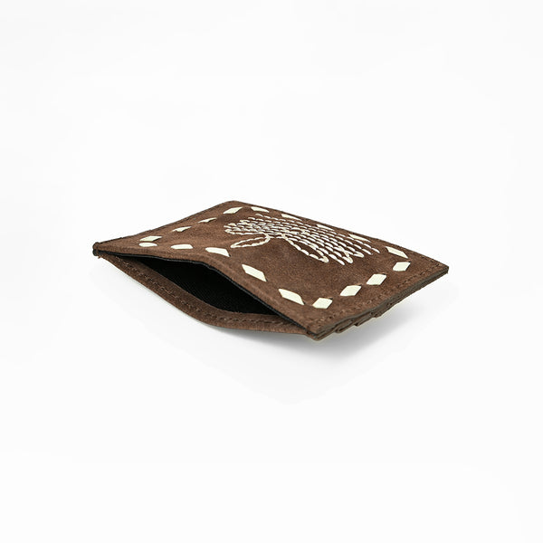 ADCCG110 American Darling Western Embroidered Genuine Leather Card Holder