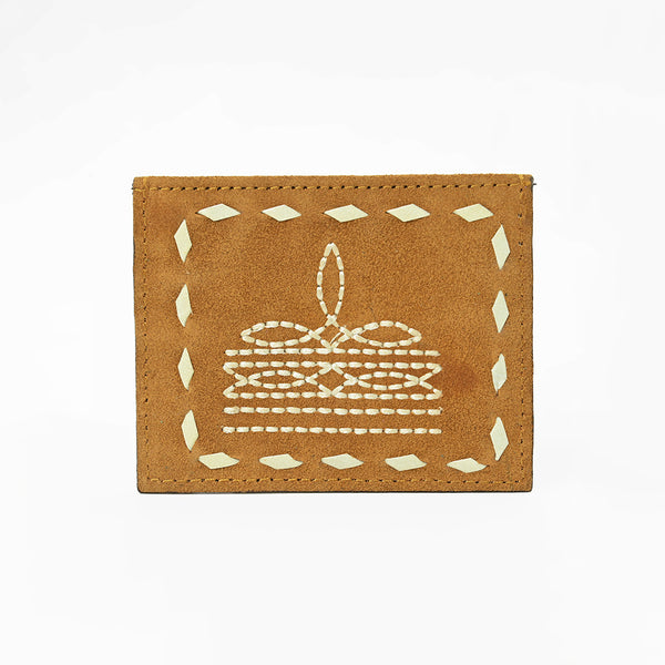 ADCCG110 American Darling Western Embroidered Genuine Leather Card Holder