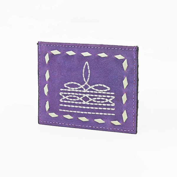 ADCCG110 American Darling Western Embroidered Genuine Leather Card Holder