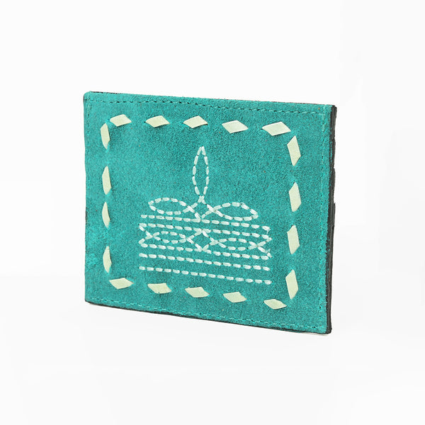 ADCCG110 American Darling Western Embroidered Genuine Leather Card Holder