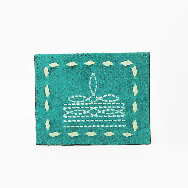 ADCCG110 American Darling Western Embroidered Genuine Leather Card Holder