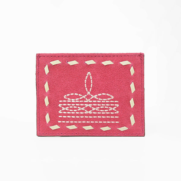 ADCCG110 American Darling Western Embroidered Genuine Leather Card Holder
