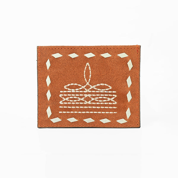 ADCCG110 American Darling Western Embroidered Genuine Leather Card Holder