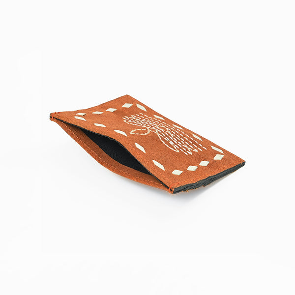 ADCCG110 American Darling Western Embroidered Genuine Leather Card Holder