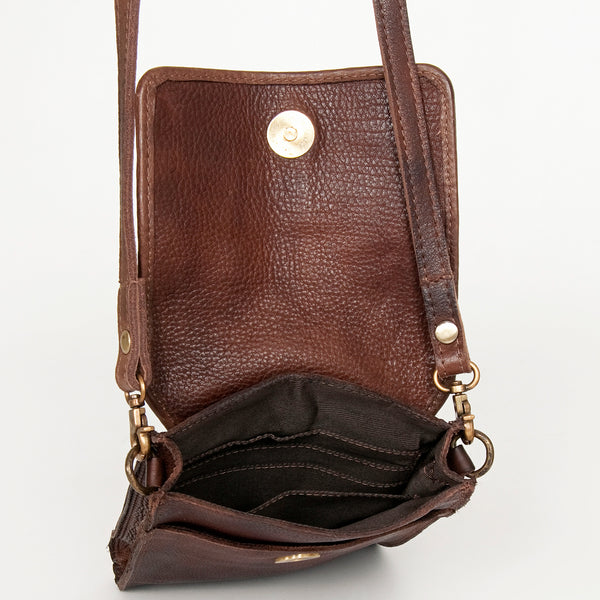 LC-NMBGM134 Cell phone Holder Genuine Western Leather Women Bag