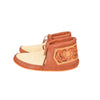 ADFT185 American Darling Harness Leather Tooled Boho Western Fringe Moccasin Shoes