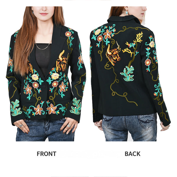 ADJKT076 American Darling Western Embroidered Apparel - Artisan Handcrafted Heritage Jacket