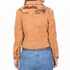 ADJKT100 American Darling Desert Embroidered Genuine Leather Western Apparel Jacket