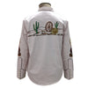 ADSH063 American Darling Light Rosy Pink Western Apparel - Embroidered Cotton Twill Rodeo Top