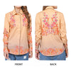 ADSH096 American Darling Satin Cotton Crystal Embellished Western Shirt